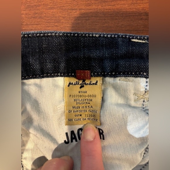 7 For All Mankind Jagger Womans Bootcut dark wash‎ jeansSize 29 - Picture 9 of 10
